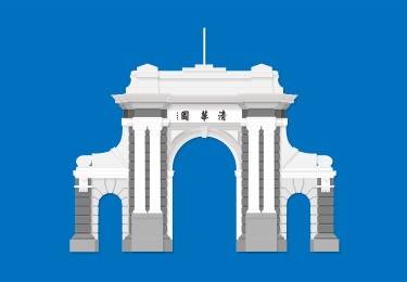 清华大学矢量插画设计素材