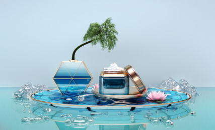 美妆护肤深层滋润样机3d模型