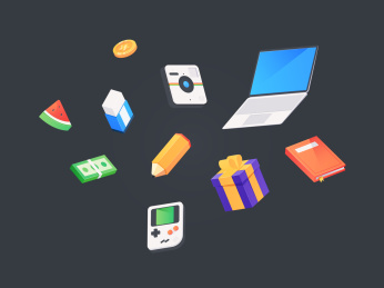 扁平化渐变色彩3D立体插画插图配图设计排版