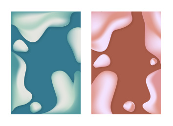 光滑的流动液态纹理，抽象图案