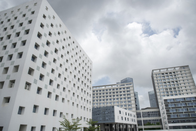 中国深圳大学校园建筑风光