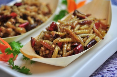 云南菜竹虫蜂蛹