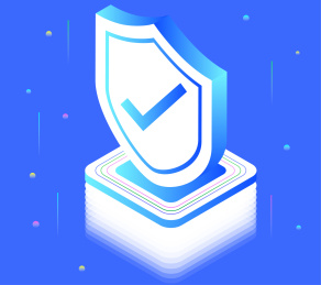 数据信息安全防护科技未来矢量插画