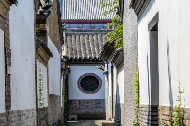 中国山东省潍坊市十笏园老巷子