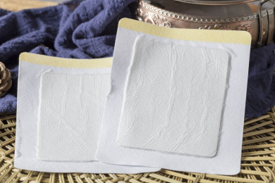 传统中成药药贴室内静物特写