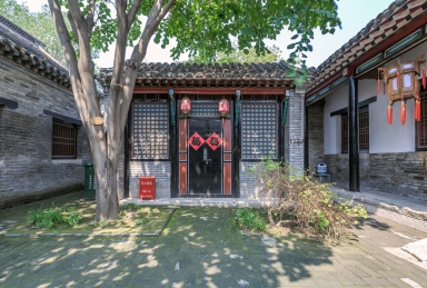 北方清代传统民居建筑，中国山东省潍坊市十笏园
