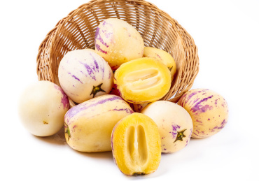 白底上的一堆人参果