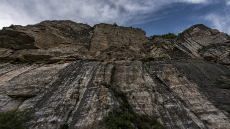 中国河北省保定市涞源县白石山断崖屏障
