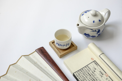 简洁中国风的传统茶道文化