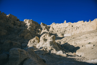 中国西藏阿里地区，古格王国遗址