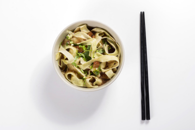 天津传统早点小吃具有清热解暑功效的锅巴菜