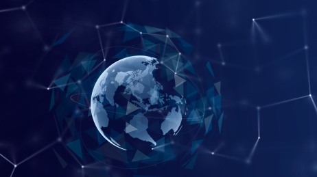 企业大数据未来科技感地球背景图