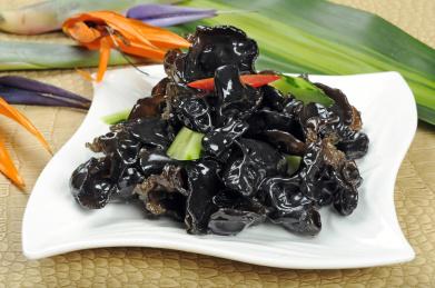 中国美食素菜凉拌爽口木耳