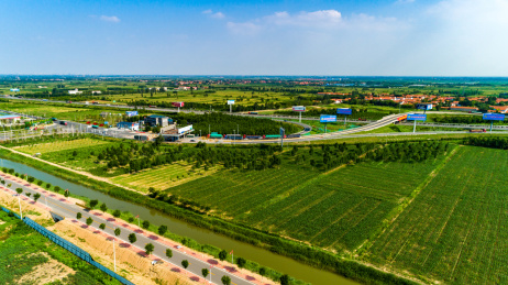 山东省德州市庆云县205国道滨德高速收费站景观