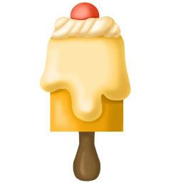 冰激凌甜筒插画
