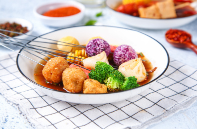 麻辣钵钵鸡特写