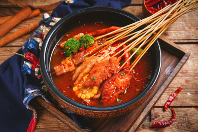 麻辣钵钵鸡炸串串