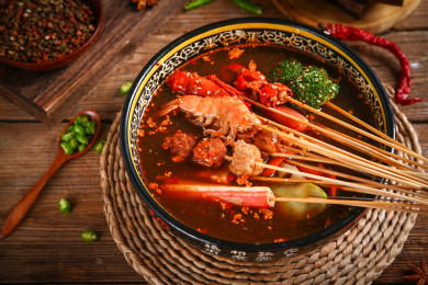 麻辣钵钵鸡炸串串