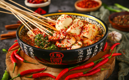 麻辣土豆香菇串串