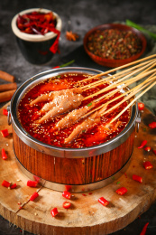 麻辣烫鸡爪串串