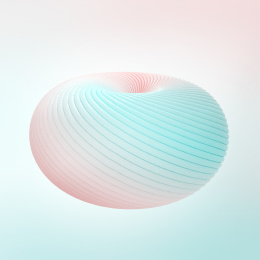 抽象的粉红与蓝色柔和线条背景