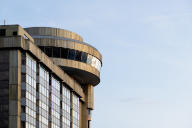 长焦镜头下的中山富华国际酒店