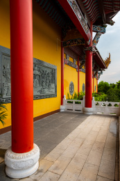 中国安徽省蚌埠市锥子山栖岩寺风光