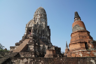 泰国大城府阿瑜陀耶遗址拉差布拉纳寺
