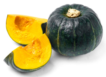 新鲜贝贝瓜在白底上