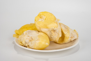 热带水果之王榴莲白底