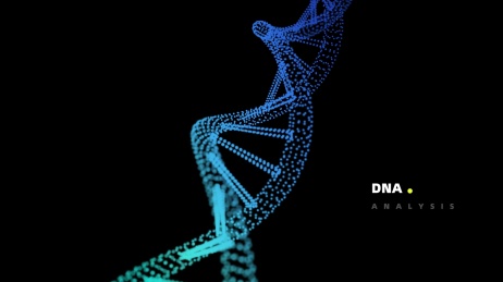 DNA染色体生物遗传技术检测宣传背景图