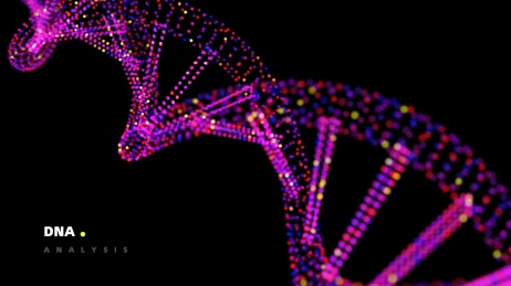DNA染色体生物遗传技术检测宣传背景图