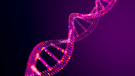 DNA染色体生物遗传技术检测宣传背景图