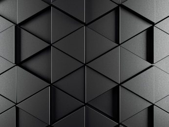 由黑色磨砂反光金属平铺组成的抽象背景素材图案