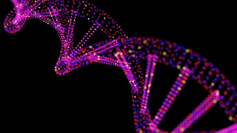 DNA染色体生物遗传技术检测宣传背景图
