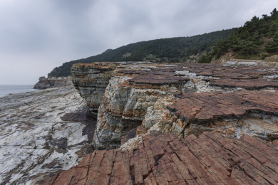 中国山东青岛崂山八仙墩景色