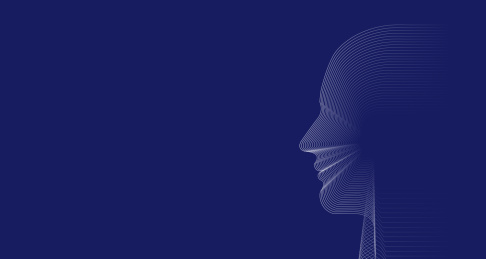 男人侧脸元素矢量插画设计素材