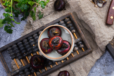 中国特色食品，新鲜美味可口的水果马蹄