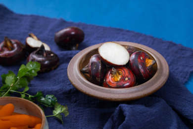 中国特色食品，新鲜美味可口的水果马蹄