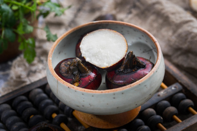 中国特色食品，新鲜美味可口的水果马蹄