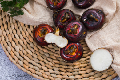 中国特色食品，新鲜美味可口的水果马蹄