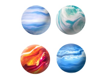 棒棒糖风格星球设计