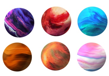 棒棒糖风格星球设计