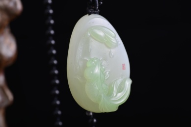 和田玉把玩件，玉石珠宝吊坠
