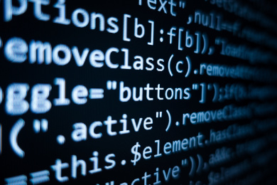 屏幕上显示的服务器网站程序源代码