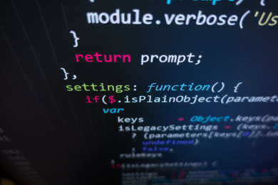 屏幕上显示的服务器网站程序源代码