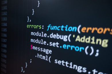 屏幕上显示的服务器网站程序源代码