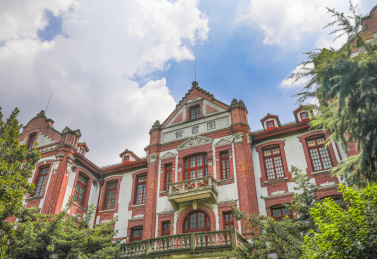 中国上海交通大学经典的图书馆历史建筑