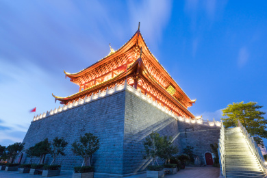 中国福建省福州镇海楼风光