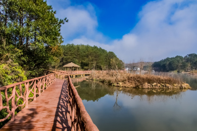 福建省长汀县汀江国家湿地公园自然环境